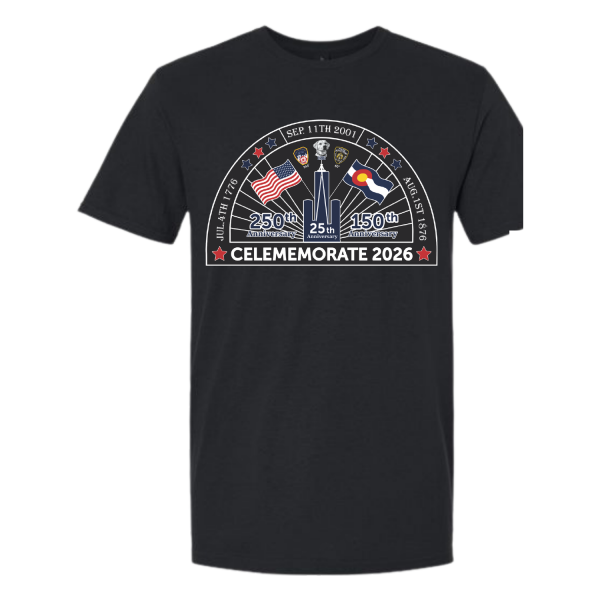 Celememorate 2026 T-shirt, black