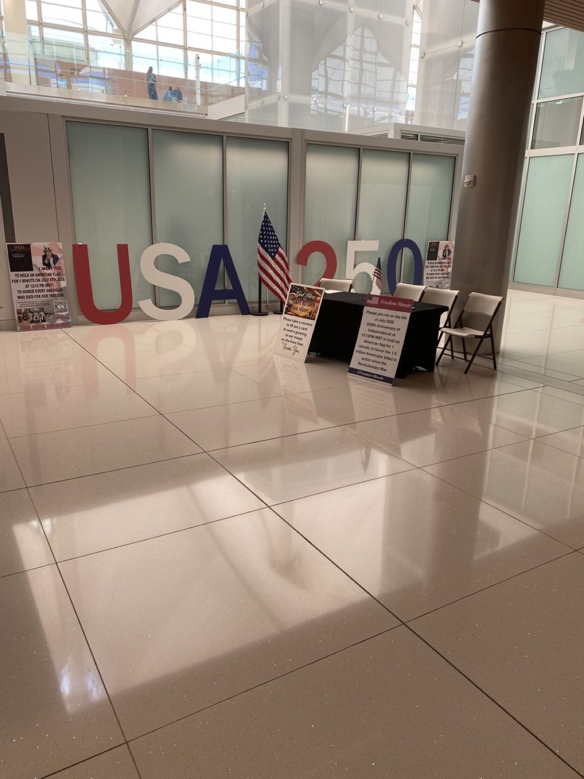 Celememorate USA 250 booth at DIA