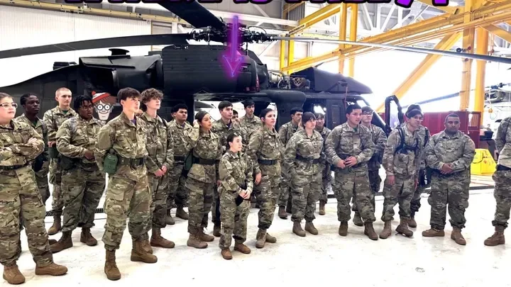George Washington High School JROTC cadets